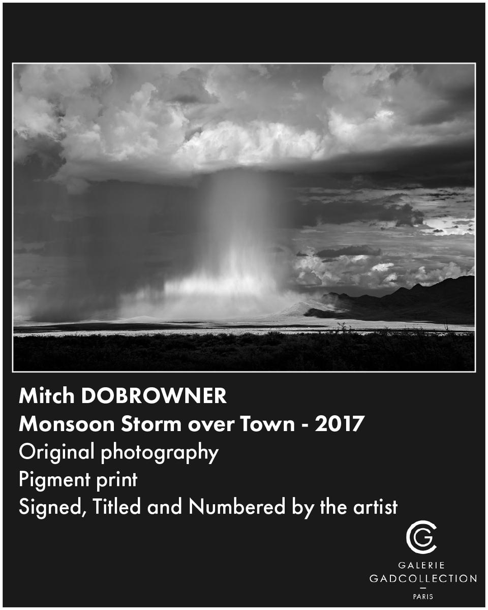 GADCOLLECTION's tweet photo. Mitch Dobrowner - Monsoon Storm over Town - 2017
#landscapephotography #blackandwhitephotography #photographers https://t.co/ARLtoCyhLG