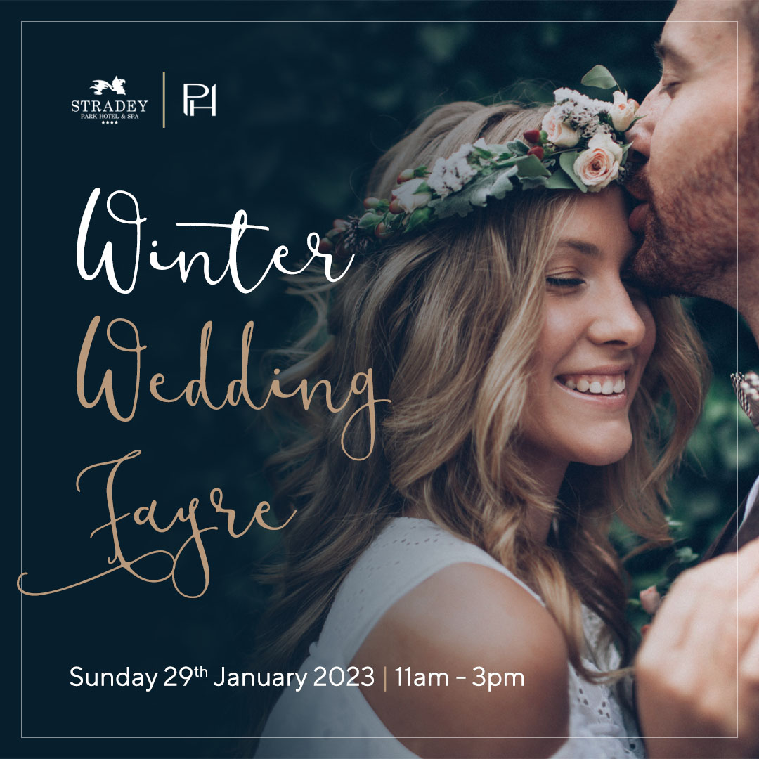 Don't forget our 
Winter wedding fayre is this Sunday 29th January 2023
Cant wait to see you all 11am - 3pm😍
stradeyparkhotel.com/.../view/weddi…