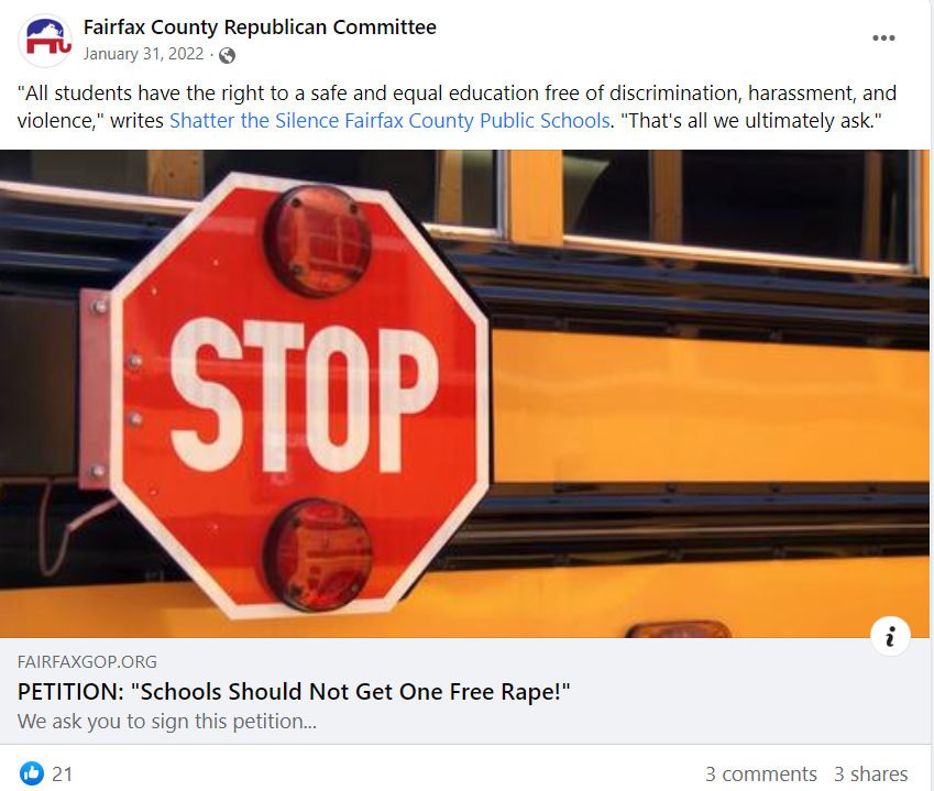 v_theclash's tweet photo. Fourth, this investigation revealed a #ShatterFCPS FOIA for information from the U.S. Dept of Ed. This FOIA fed their exploitive efforts against @fcpsnews, which SCARILY gave an adult male in his 20s access to minors. WITH the FAIRFAX GOP's blessing. https://t.co/sxL0MGFRsq