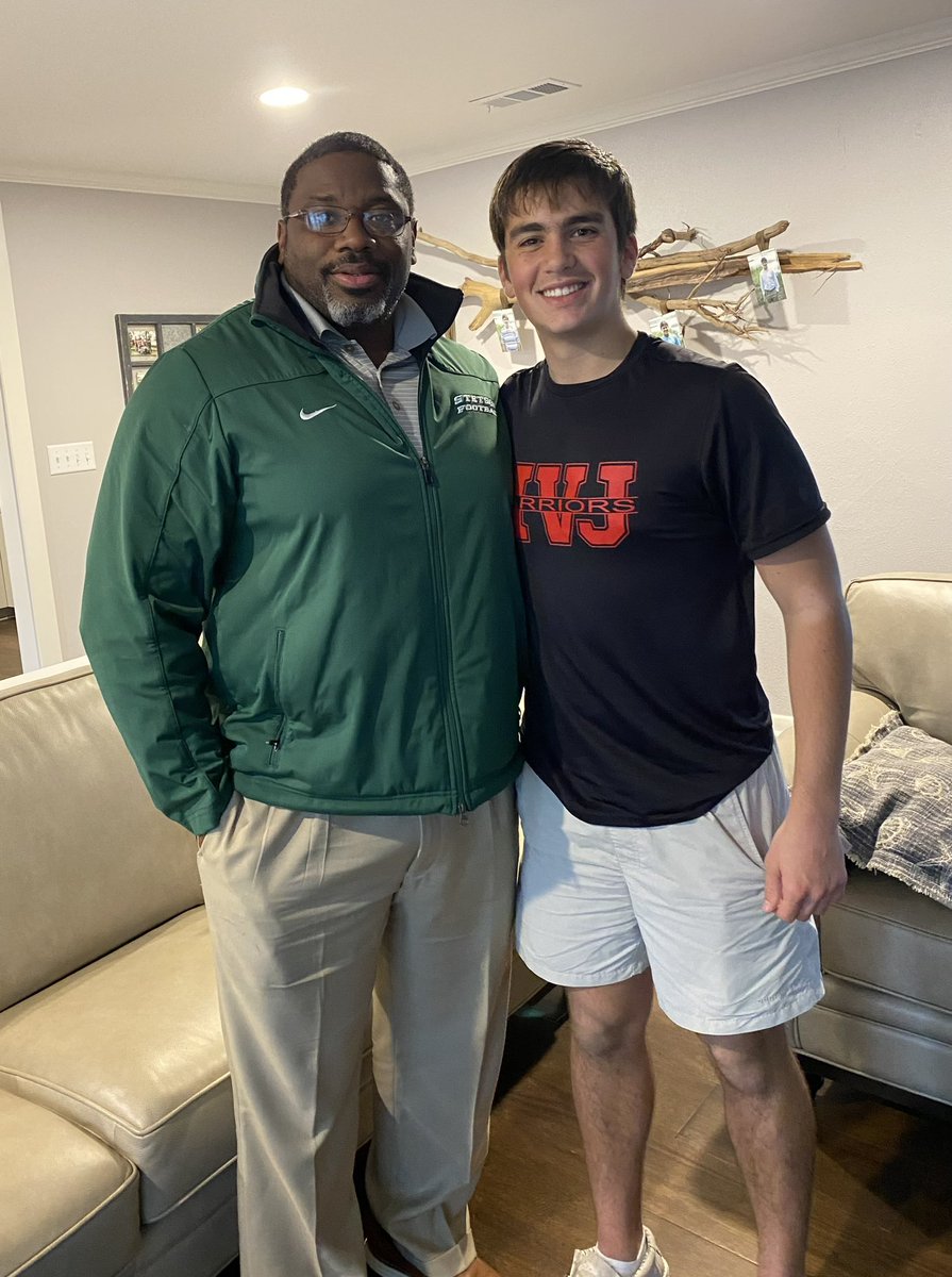 Thank you <a href="/coachwrightcall/">Brandon A. Wright</a> for the great home visit!  Was great learning more about the program and the direction it’s headed, appreciate the time you took to talk to me and my family!
<a href="/footballhvj/">Jenkins High School Recruiting</a> <a href="/stetsonfootball/">Stetson Football</a> <a href="/coachbkyoung/">Brian Young</a> <a href="/benton_leroy/">Leroy Benton</a> <a href="/OneOnOneCoastal/">Coastal Elite #T4P</a>