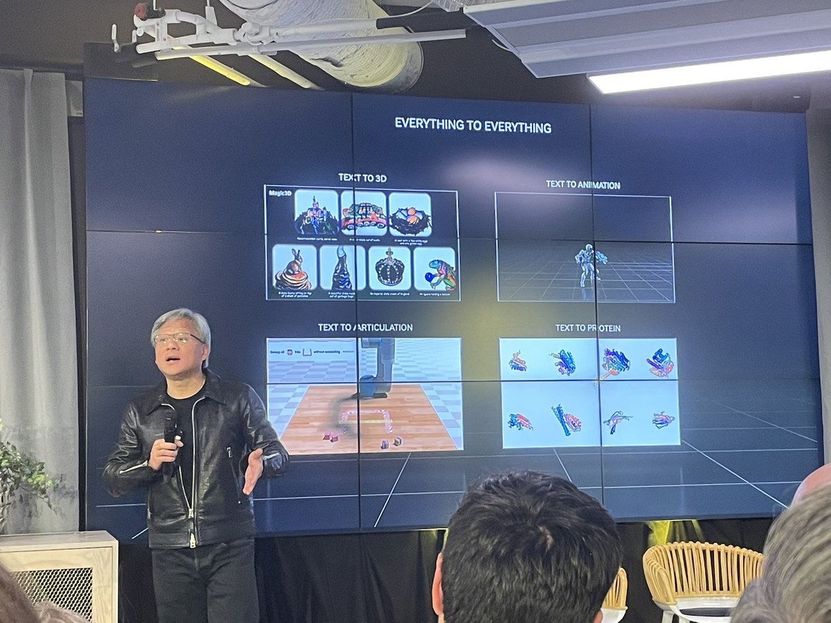 MikaelEB's tweet photo. “The future of programming is not programming it is about telling the system what you want it to do” Jensen Huang CEO Nvida #NVIDIA #combient @nvidia https://t.co/3hk57V1dDF