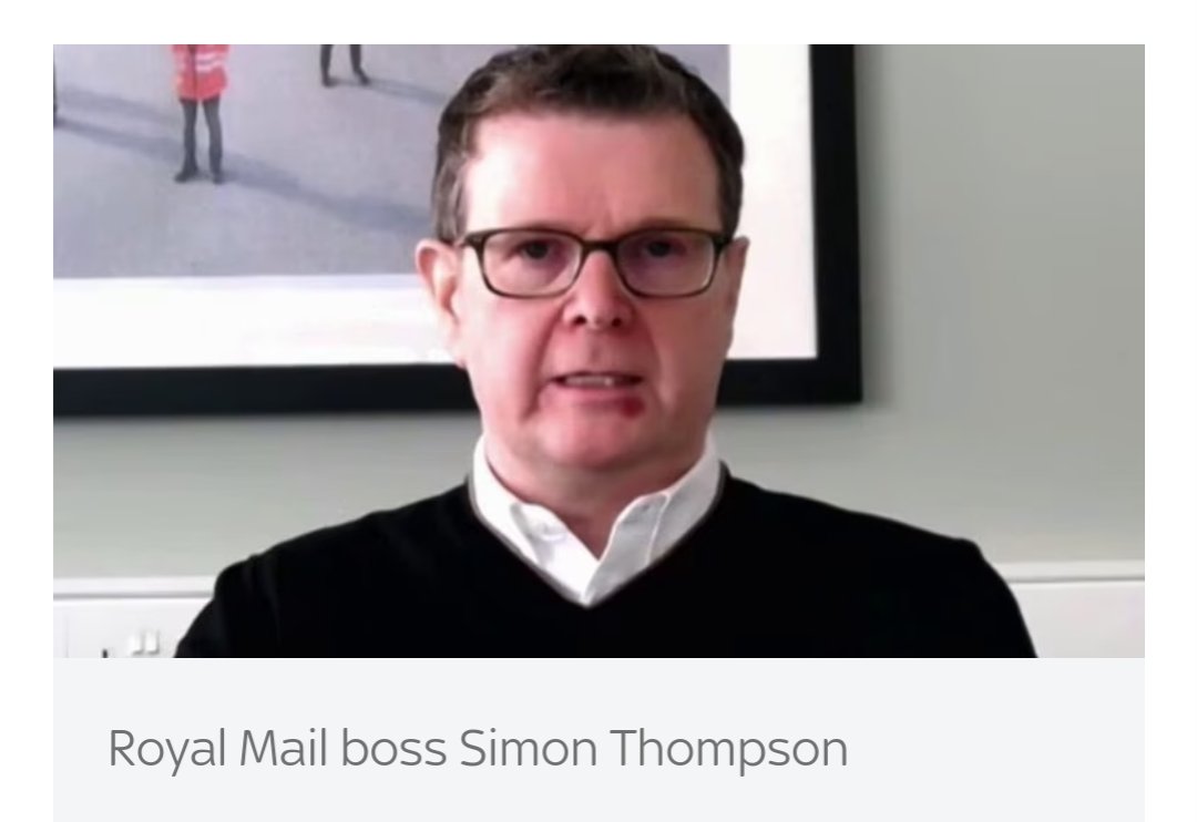 This is the face of greed.  While the Royal mail workers struggle with the costs of living. This man cut costs anyway he could to increase his bonus . THIS IS MODERN BRITIAN . 
The ones doing the work are paid the least