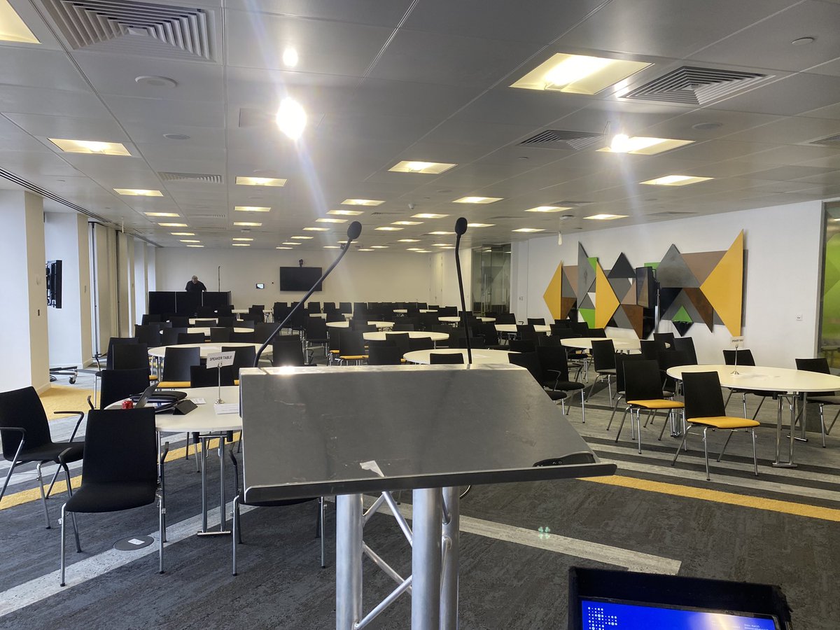 All ready for our <a href="/MoversShakersUK/">Movers & Shakers</a> Core Forum ‘Transforming Places -Delivering Environmentally Sustainable and Biodiverse Developments’ here <a href="/Level39CW/">Level39</a> @CanaryWharfGrp.  A great afternoon and evening ahead!