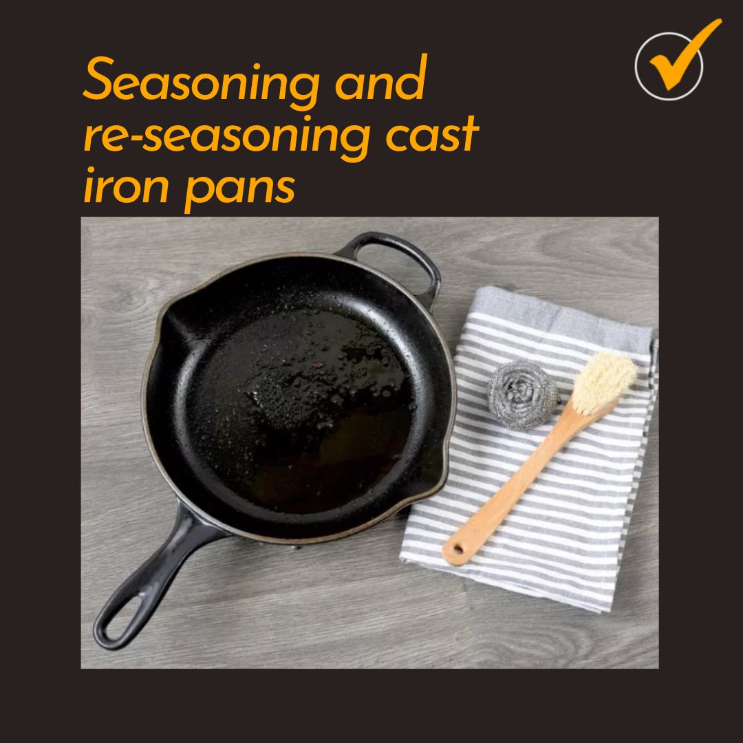 BestcheckI's tweet photo. No matter what sort of cast iron you’ve acquired, whether it’s vintage cast iron with years of use or neglected to dry after washing, follow these simple steps to remove rust from cast iron and improve the appearance of your cookware.
Read Now: https://t.co/UaxA32eC19 https://t.co/gXurSq7CLL