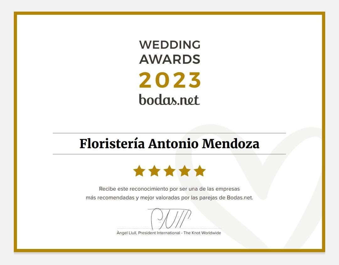 FloristaMendoza's tweet photo. Por segundo año consecutivo, @bodasnet nos valora como los mejores expertos en Bodas de Sevilla en nuestro sector.
¡Gracias por hacerlo posible! Sigamos sumando momentos inolvidables. 💫
#AntonioMendoza #Floristeria #Sevilla #BodasNet https://t.co/DnuzK0Lp9a