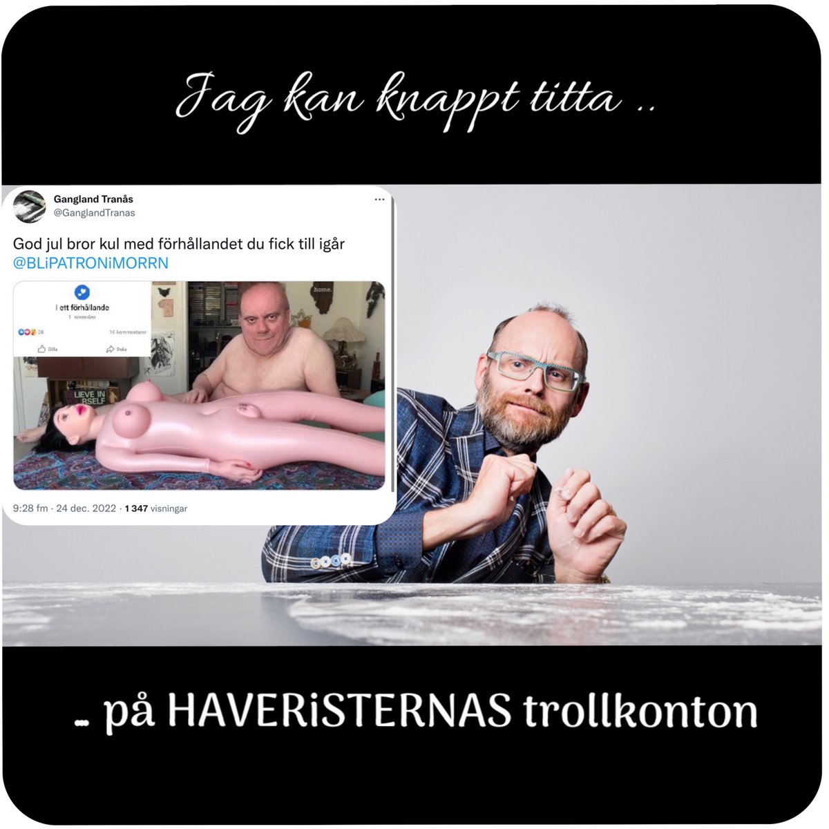 Betssongaddan's tweet photo. Tim Fielding, vars HiQ-styrelsemedlem Samuel Skott skäms över, kanske är stolt över trollfabrik HAVERiSTERNA, men det är nog inte Samuel Skott över Tim Fielding. https://t.co/0CUGVZqt9R