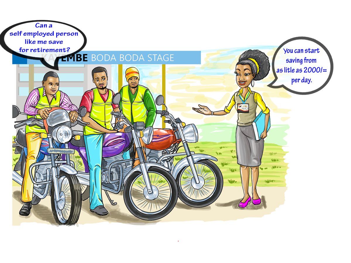 urbraUg's tweet photo. โก๏ธ๐๐ก๐๐๐ก ๐๐๐๐๐, ๐บ๐๐๐ค ๐ต๐๐
Start saving with a Retirement Benefits Scheme licensed by URBRA from as little as UGX 2000 per day.
visit:https://t.co/Ue8coFPGwD
#Anyonecan
#worldsavingsday
#dignifiedretirement
#zabbulife https://t.co/kQgziE3GeI