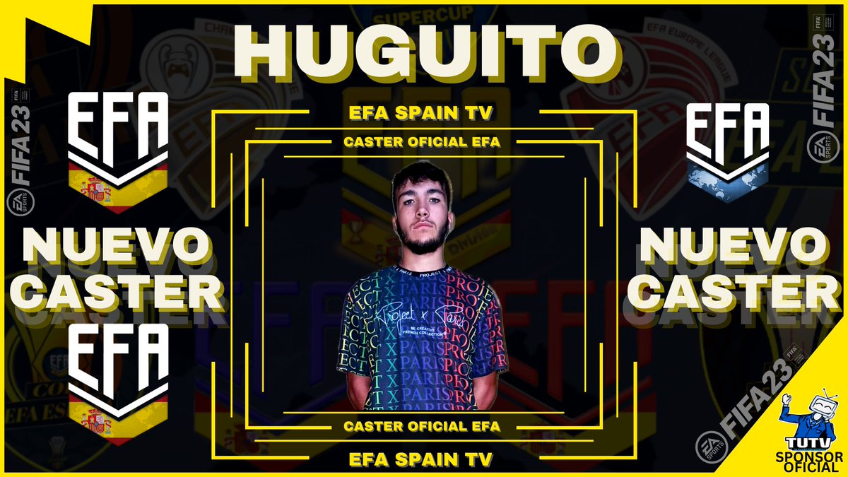 🎙️AUDIOVISUALES EFA🎮

💗 <a href="/Bydiaz131/">Bydiaz131</a> Será el 2° al mando en la sección #EFAspainTV 

🌟 JUVENTUD, SERIEDAD Y CONSTANCIA EN SU TRABAJO, SON LA GUINDA DEL PASTEL EN #EFAspainTV

<a href="/TutvShop/">📺TuTvPerfecta📺</a> patrocinador oficial de la liga @efaPSNspain