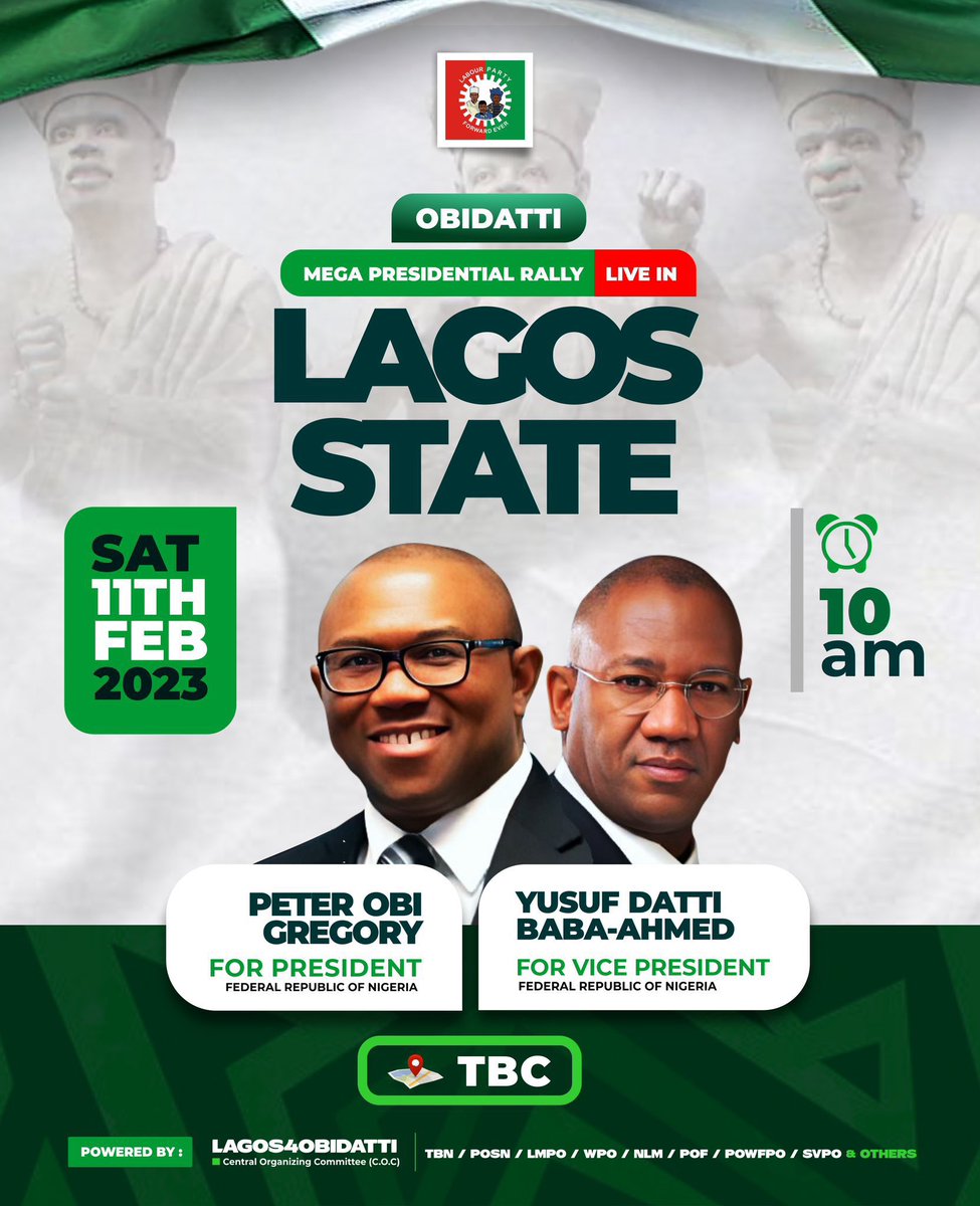 OkoyomonThankG1's tweet photo. Lagos get ready 🔥🔥🔥.. E go loud oo🔥🔥
#PeterObi4President2023
#goandcollectyourpvc
#inecnigeria
#EndSARS https://t.co/lJrhW9GEGa