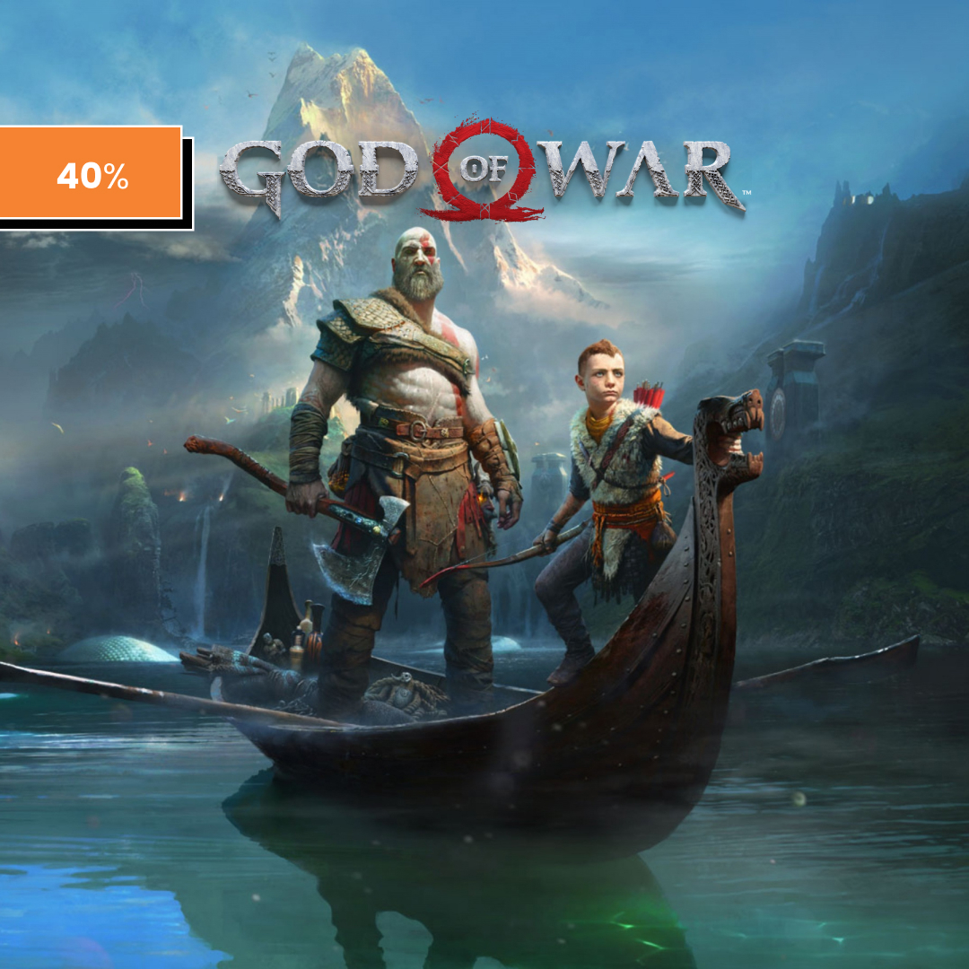 Powerful narrative + epic combats + stunning visuals = God of War ⚔️

Order God of War now and get 40% off during our Lunar New Year Sale!

Don't miss this opportunity to join Kratos and Atreus on their journey. bit.ly/3kJ7Tgs