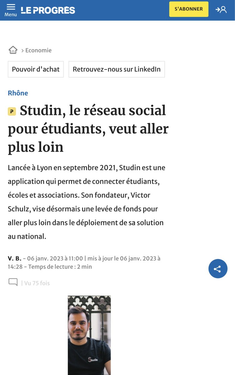 Merci <a href="/leprogreslyon/">Le Progrès Lyon</a> pour votre article ! 😁