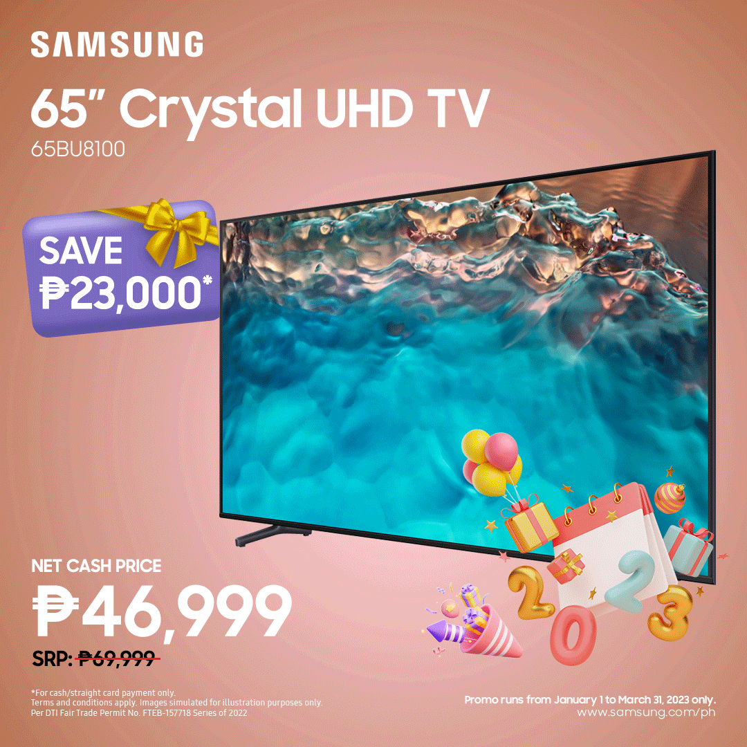 SolidmarkPH's tweet photo. Start 2023 with more festivities with Samsung! Get exciting freebies when you buy select Samsung Neo QLED TVs. Check out our offers below. #Samsung #Solidmark
 🛒 https://t.co/NX1WboQw20
📍Directory: https://t.co/15Iyq3d50I https://t.co/ytb1hy88Pb