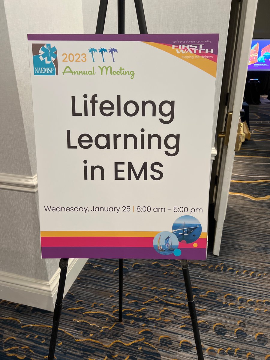 Dropping some EMS Education knowledge at #NAEMSP2023 with the second iteration of our preconference!