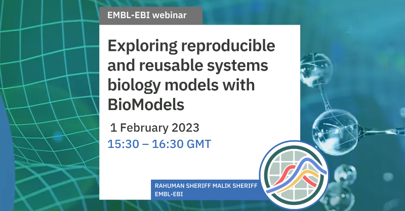 Did you know that you can easily find, access and reuse, interoperable #systemsbiology models <a href="/biomodels/">biomodels</a>? Join our #bioinformatics #webinar next week to find out more. Registration free but essential - ebi.ac.uk/training/event… #mathematicalmodeling #computationalbiology