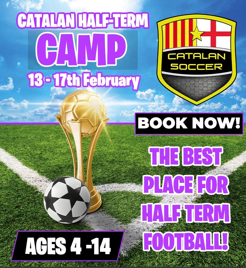 🌟FEBRUARY ICON CAMP🐐

Catalan Soccer is the BEST place for Half-Term Football!🔥⚽️

This is your chance for your child to score some of the GREATEST goals ever seen! 

Check out the link in our bio to book your place now!

💛CATALAN❤️