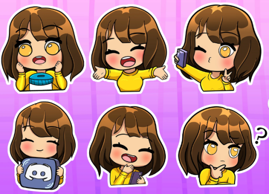 Hey everyone need an Emotes and sub badges ? dm me for more info 
 #emoteartist #streamer #twitchemotes #twitchemoteartist 
#emote #emotes  #twitchgermany #twitchdeutschland 
#twitchde #emotecommissions #twitchartist #twitchart 
#chibi #cute #commsopen #vtuber #ENVtuber