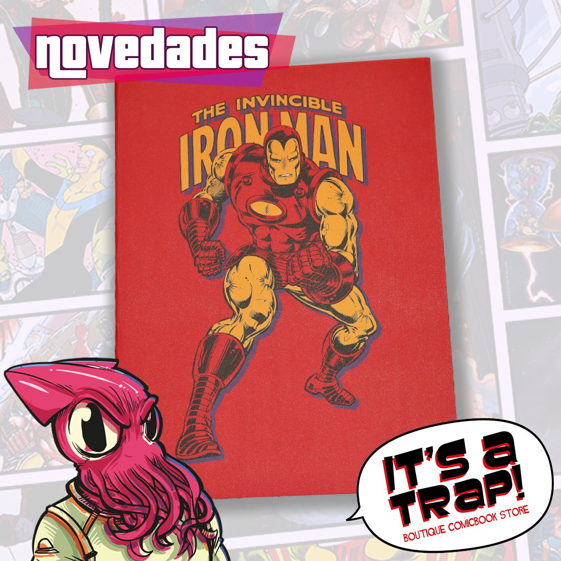 itsatrapcomic's tweet photo. ¡Novedades en It's a Trap Boutique Comicbook store! Cuadernos De Anotaciones Marvel. 

#libros #librosrecomendados #comicbooks #marvelcomics #marvel #backtoschool #ironman #hulkclassic #spidermanclassic #marvelvintage https://t.co/nifT6DWnWI