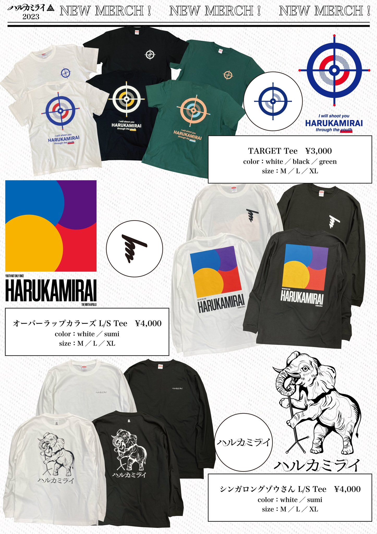 ハルカミライ×小杉歩 日本武道館限定 フォトTシャツ 東京編 半袖