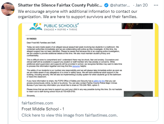 v_theclash's tweet photo. I desperately ask for an investigation of #ShatterFCPS, bc they are soliciting rape victims, and targeting vulnerable FCPS families &amp; students despite a lack of accountability, transparency, or credibility.
@NickMinock @a_dipiazza @AimeeCho4 @margaretbarthel @hannah_natanson https://t.co/7lFYuDMPlB