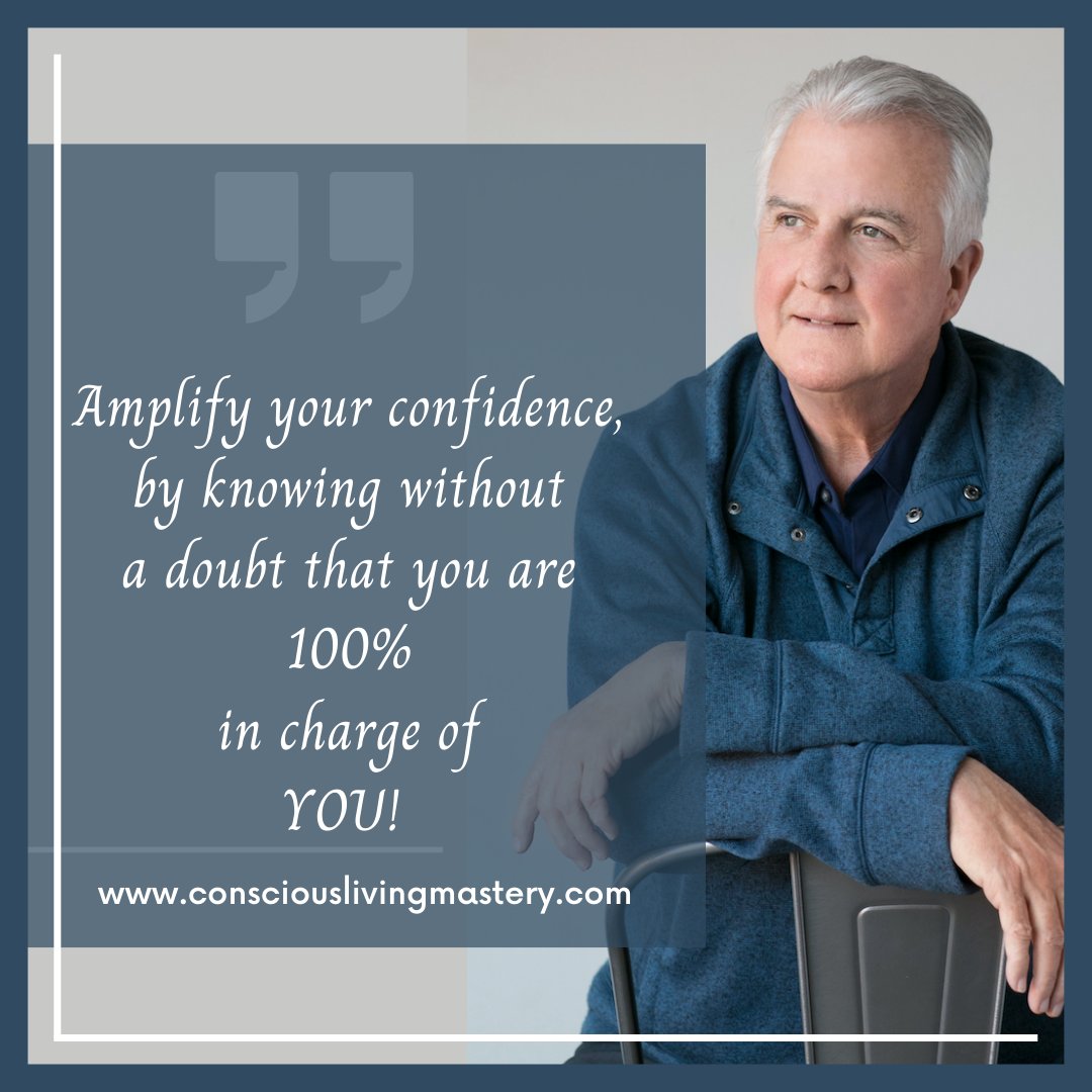 Amplify your confidence, by knowing without a doubt that you are 100% in charge of YOU! Take a peek. bit.ly/CLMProgram
