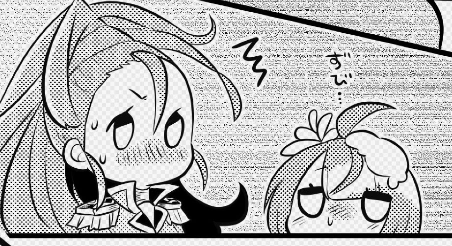 文字入れしてたら「ずび…」が2コマあることに気づいた。さむい〜〜 