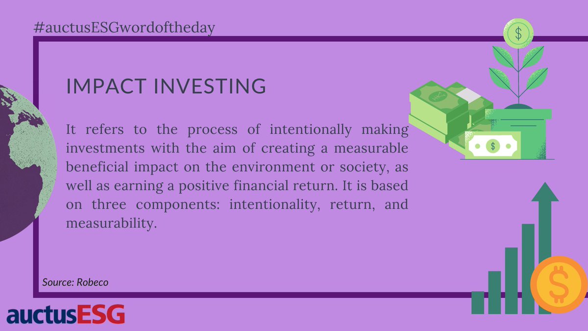 Did you know? 🧐

Expand your #ESG #vocabulary with #auctusESGwordoftheday via @Robeco 

#investors #esg #responsibleinvesting #responsiblebanking #sustainablefinance #investoraction #social #governance #risks #climate #esginvesting #esgstrategy #impact #impactinvesting