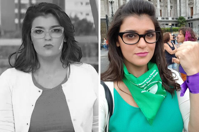 Esto hacían las asesinas de Lucio, pero Marina Abiuso hacía silencio mientras cerraba su cuenta de Twitter. Señores, memoria y ni olvido ni perdón. 👇👊💣📩