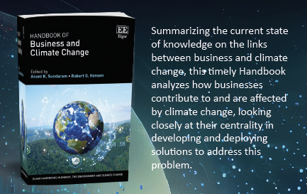 NEW Handbook of #Business &amp; #ClimateChange <a href="/sundaram_anant/">Anant Sundaram</a> &amp; Robert G. Hansen <a href="/dartmouth/">Dartmouth 🌲</a>
bit.ly/3Jde4mW
Free chapter bit.ly/3XQOmJ4
eBook bit.ly/3XVHmuB
<a href="/Dave_Hone/">Dr Dave Hone</a> <a href="/Til_Schuermann/">Til Schuermann</a> <a href="/MGolnaraghi1/">Maryam Golnaraghi</a> <a href="/paulargenti/">Paul Argenti</a> <a href="/kristianehuber/">Kristiane Huber</a> @j4grewal <a href="/hickmana/">Alexis H. Bateman</a> <a href="/rishhabib/">Rishad Habib</a>