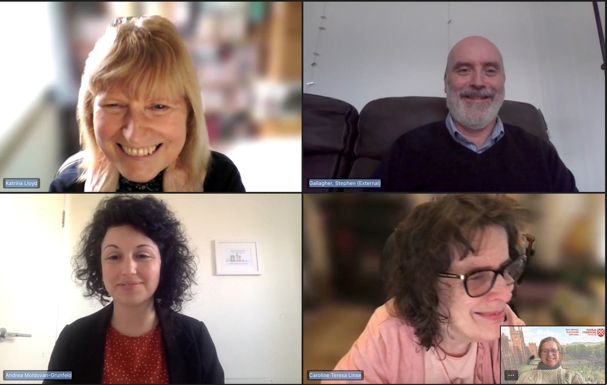 QUBSSESW's tweet image. Congrats to Andrea Moldovan-Grunfeld, who successfully defended her PhD thesis this wk on Food #Selectivity in Children with #Autism: Exploring the Effectiveness of an Intervention Based on Differential #Reinforcement. Andrea was supervised Karola Dillenburger &amp;amp; Katerina Dounavi.