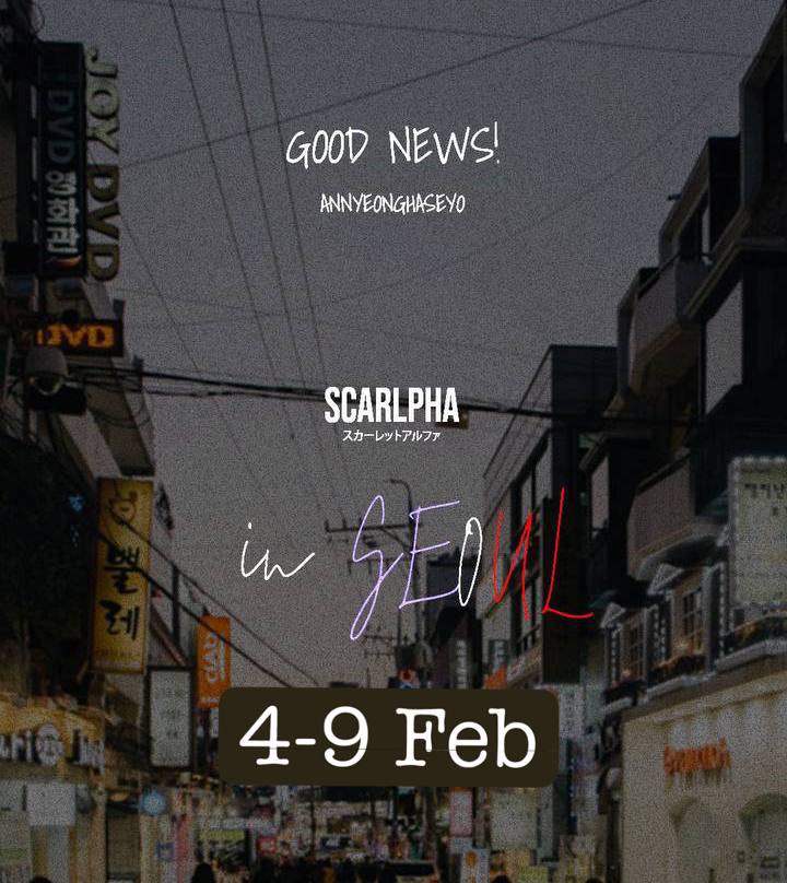 ScarlphaShop's tweet photo. 안녕하세요🤍

🌸Scarlpha is back with Korea buying services 🥳🥳

🌸We will be in Seoul from 4th Feb until 9th Feb. 

🌸We're open request to purchase any album, merchandise, clothes, skin care, books and other items that's available in Korea. 

 DM us if you have any request😊 https://t.co/j7NotOG4Up