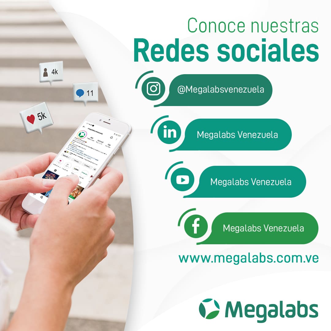 Síguenos en Nuestras Plataformas Digitales 📲 y forma parte de nuestra gran familia #Megalabsvenezuela.

Nuestra web: megalabs.com.ve

Síguenos, Comenta, Comparte 👍

#Bienestar #Salud #ProductosMegalabs #Megalabs