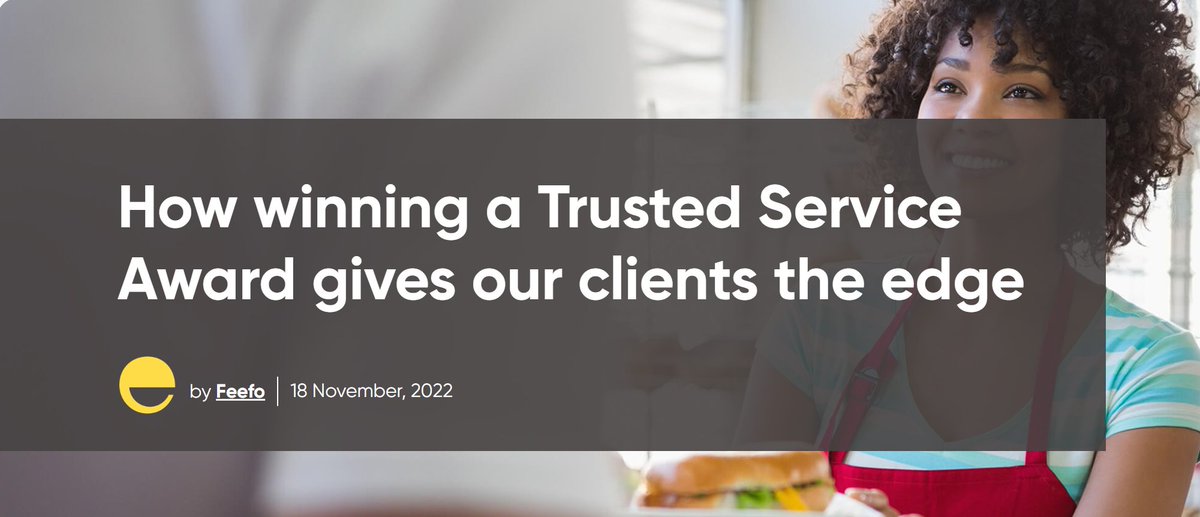 At Feefo, we recognise fantastic customer service across our client base with our #TrustedServiceAwards every year. 

See how our TSA’s give businesses the edge in our blog: feefo.com/en/business/re…