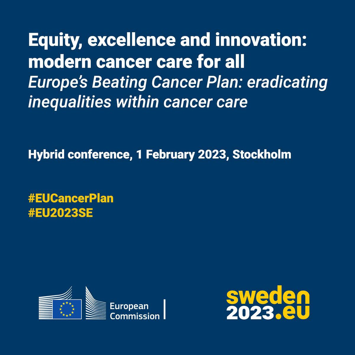 SKyriakidesEU's tweet photo. Innovation in cancer care and ensuring access to it for all is key to bringing hope to cancer patients and their families.

Ahead of #WorldCancerDay, we will shine a light on this crucial issue. I look forward to working with @AckoAnkarberg and @sweden2023eu to make this happen. https://t.co/6yaVdwq6U4