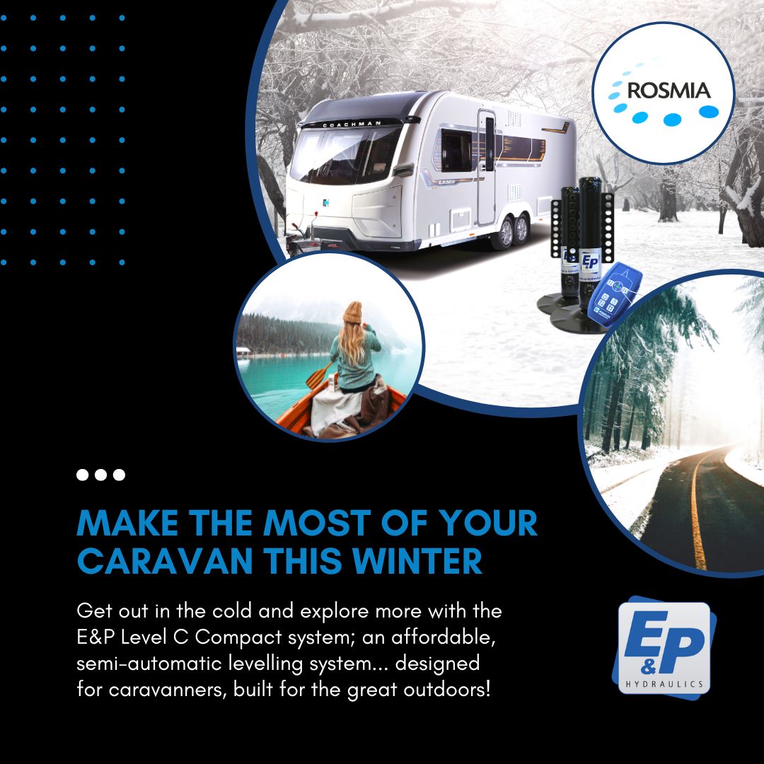 Explore more with the E&amp;P Level C Compact system; an affordable, semi-automatic levelling system... designed for caravanners, built for the great outdoors!

Contact <a href="/RosmiaUK/">Rosmia</a> discuss the benefits of an <a href="/EPHydraulics/">E&P Hydraulics UK</a> system:

T: 01444 880022
E: info@rosmia.co.uk