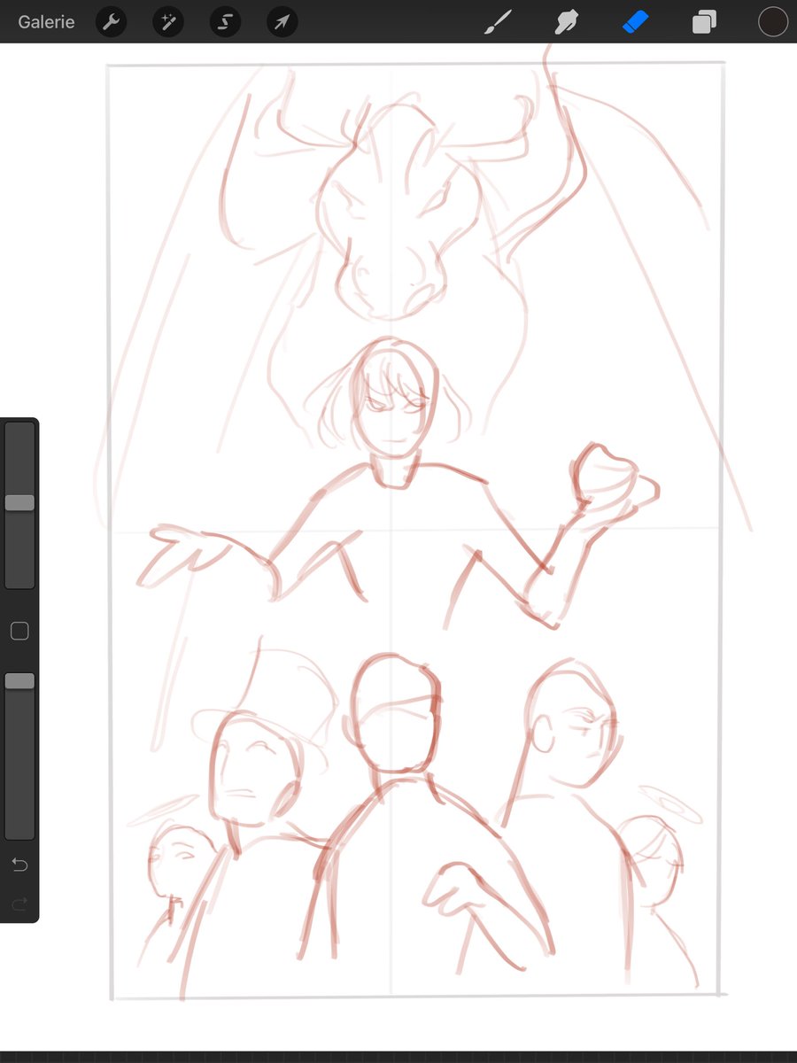 callohanna's tweet photo. Et voilà le step by step de la dernière illu de game of roles (que j’avais oublié de poster!) 🐉🌙 https://t.co/uBu1DjflX6
