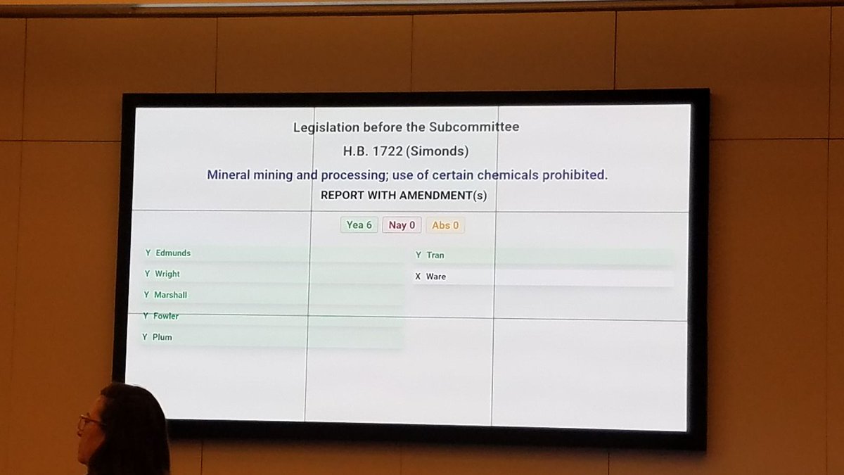 suntostandstill's tweet image. HB1722 has passed the House Natural Resources Subcommittee!!! On to the full Agriculture Committee!Thank you Delegate @shelly_simonds!!
@AppVoices @piedmontenviron @chesapeakebay @presspauseva