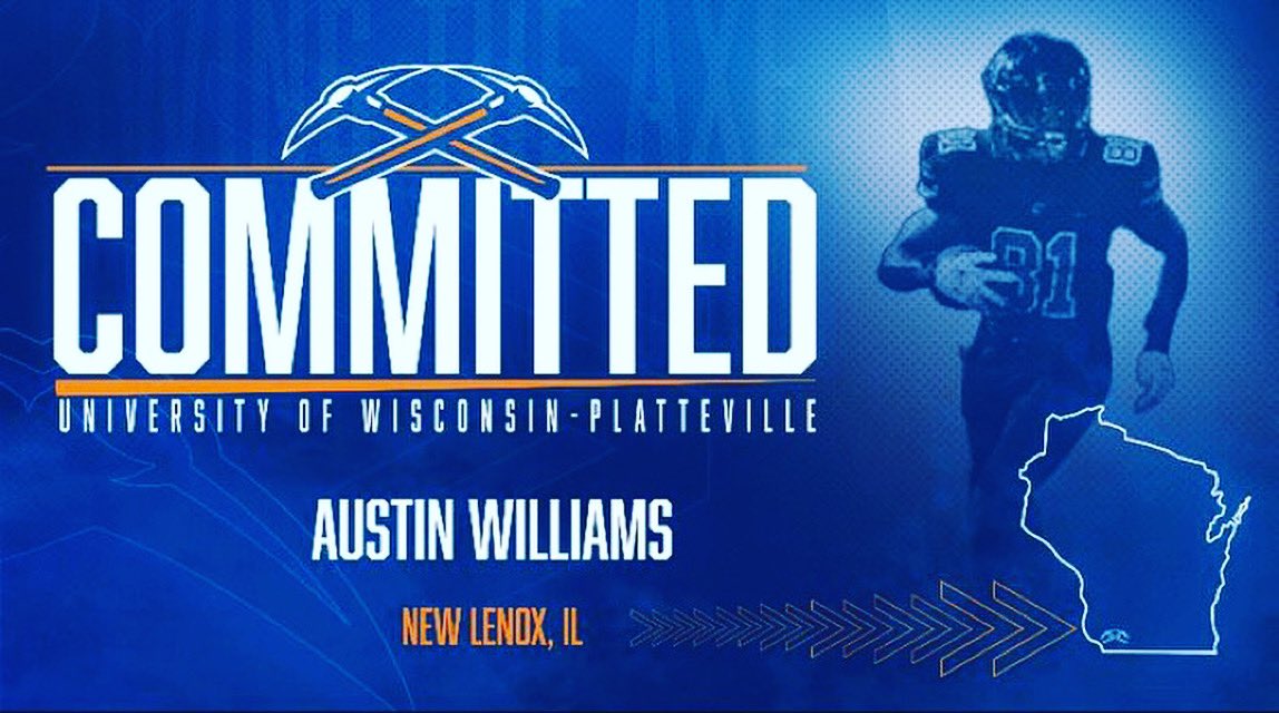 Extremely excited to announce that I will be continuing my academic and athletic career at  the university of Wisconsin Platville #committed  #swingtheaxe⚒🧡💙 <a href="/CoachSheehan12/">Patrick Sheehan</a> <a href="/EDGYTIM/">Timothy “EDGYTIM” OHalloran</a> <a href="/LWCFootball/">LWC Football</a>