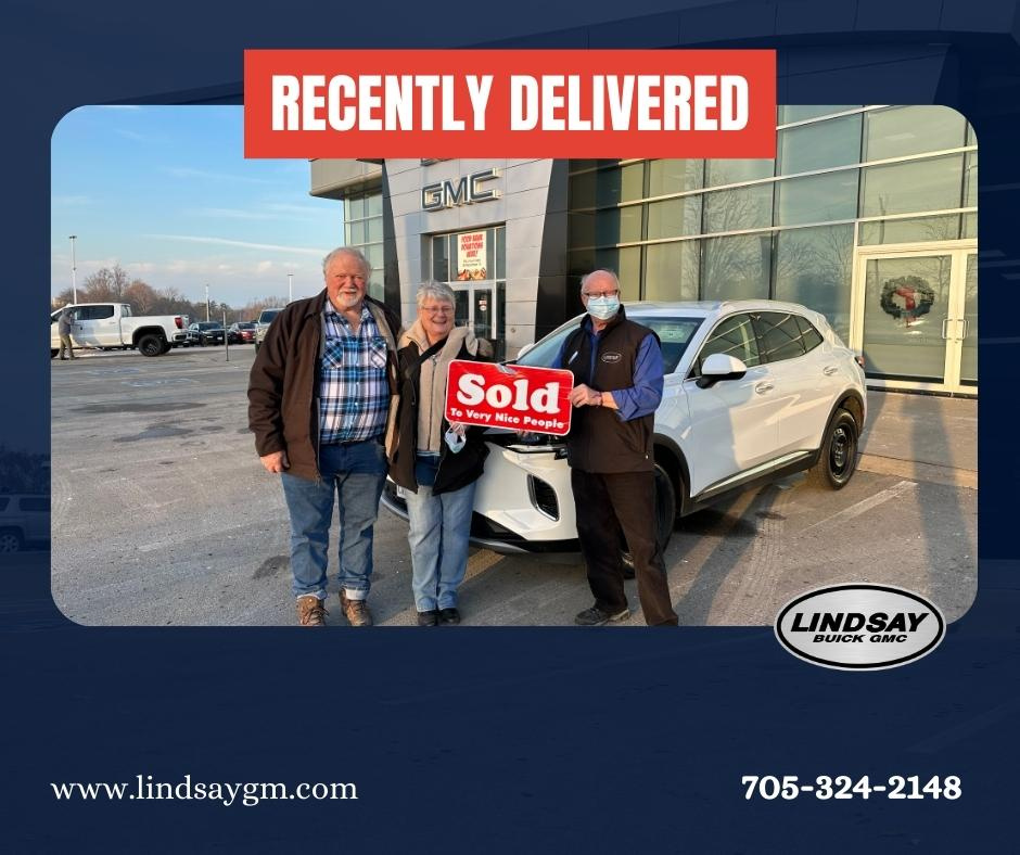 Another great delivery at Lindsay Buick GMC.