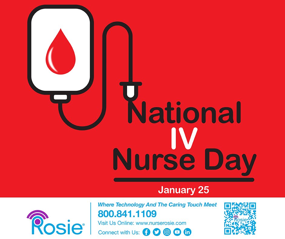 Rosie celebrates the national IV Nurse Day, recognizing the decades of continuing education, advocacy, and professional development that have driven the infusion specialty  #IVNurseDay #Rosie