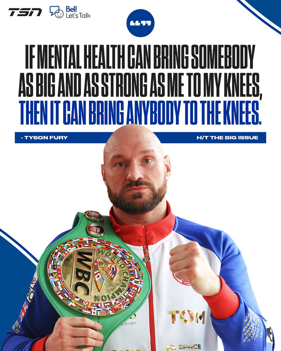 TSN_Sports's tweet image. Today is #BellLetsTalk Day! 

Learn more about actions you can take to support your mental health and the mental health of others: bell.ca/letstalk