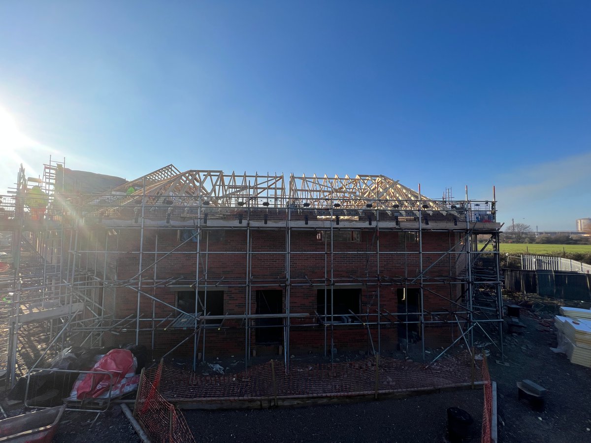 Fantastic to have a sneak preview of one of our new developments.

This is Pant Celydd in Margam where <a href="/CJCWales/">CJ Construction</a> are building 25 fabulous new homes for us.  

Looking forward to seeing them finished later in the year.

#NewHomes
#AffordableHousing
#Margam
#PortTalbot