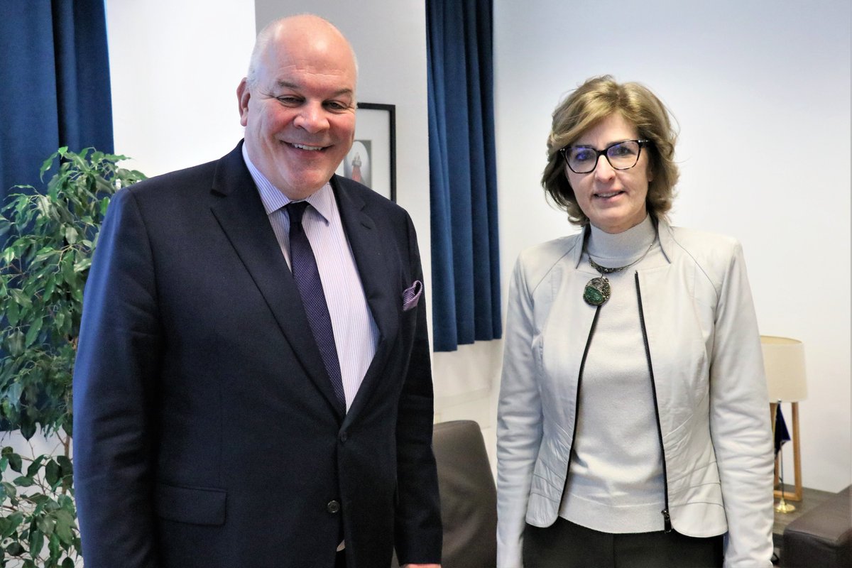 Ambassador <a href="/Brian_Aggeler/">Brian Aggeler</a> met today <a href="/hartmann_ulla/">Ulla Hartmann</a> Ambassador of 🇦🇹 to 🇧🇦, expressing #OSCEBiH sincere gratitude for the longstanding co-operation on a wide range of trust-building and politico-military projects. #StrongerTogether