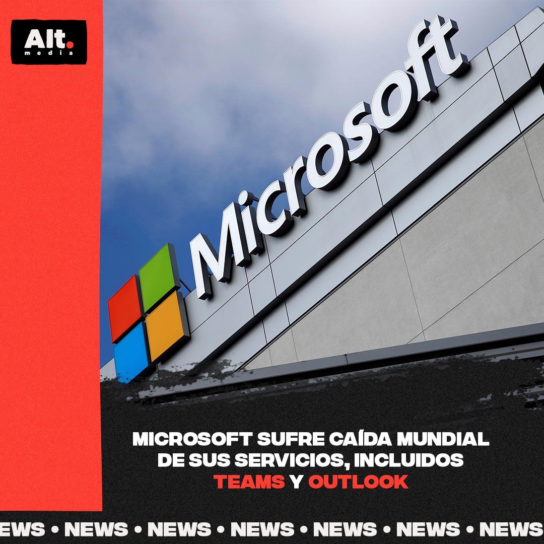 Miles de usuarios de todo el mundo están compartiendo todo tipo de mensajes sobre la imposibilidad de acceder a los servicios de Microsoft, incluidos Teams y Outlook.
La noticia se ha convertido en tendencia número uno en las redes sociales! #Microsoft