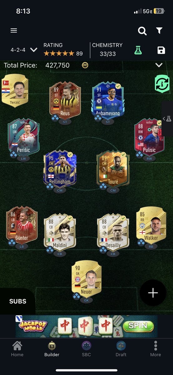 Mikkel9_'s tweet photo. @FutSheriff @Criminal__x I packed Jude, which team should I build around him? https://t.co/GKsT2WXdKj