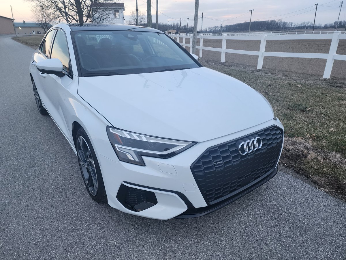DenButerbaugh's tweet photo. If you drive one of these a snowy day is nothing. @audi A3 Quattro review Thurs 7pm &amp; Sat 8am @abc27News #quattroworld https://t.co/boY6J4UGyg