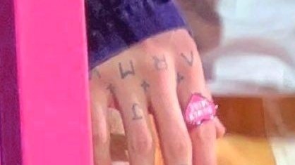 koosdairy's tweet photo. jungkook's heart shaped accessories, just pretty boy things https://t.co/hxzIbr8zyK