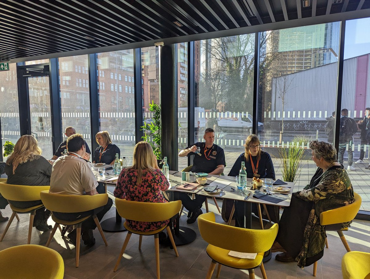 Cwhitworth2016's tweet image. Thank you to @manchesterfire @CheshireFire for coming into our new City Campus  for a tour, Lunch in our 1853 student run restaurant and to discuss how we can work together. We are very excited by the proposals discussed so watch this space! #IndustryExcellence @AcademyTmc