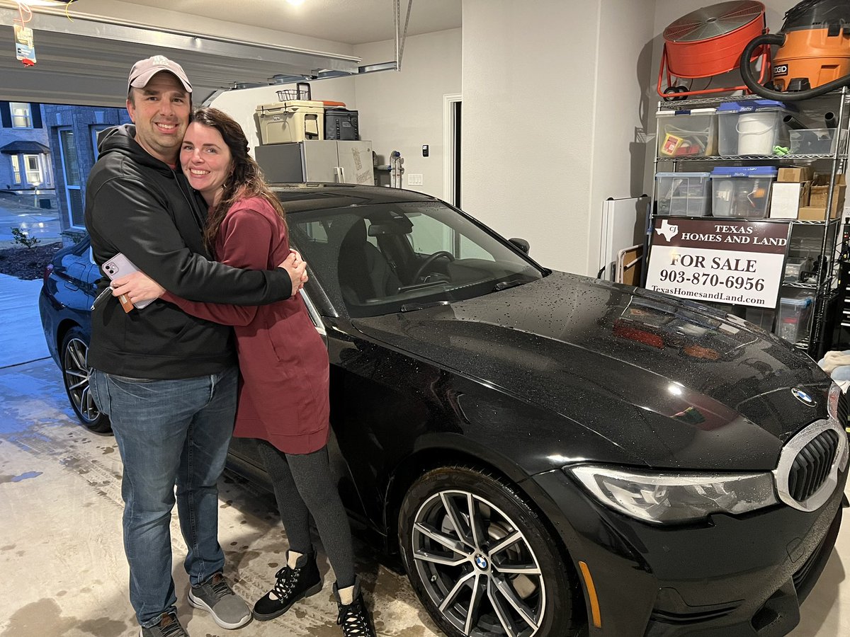 GregRiceRealty's tweet photo. Was finally able to surprise Alexia Rice with her new car. Big shout out to Travis Hartsfield and Amber Kristine Murray with BMW of Tyler making this an easy process. Travis even delivered it from Tyler to Celina to help with the surprise! https://t.co/IuGCfqJcAt