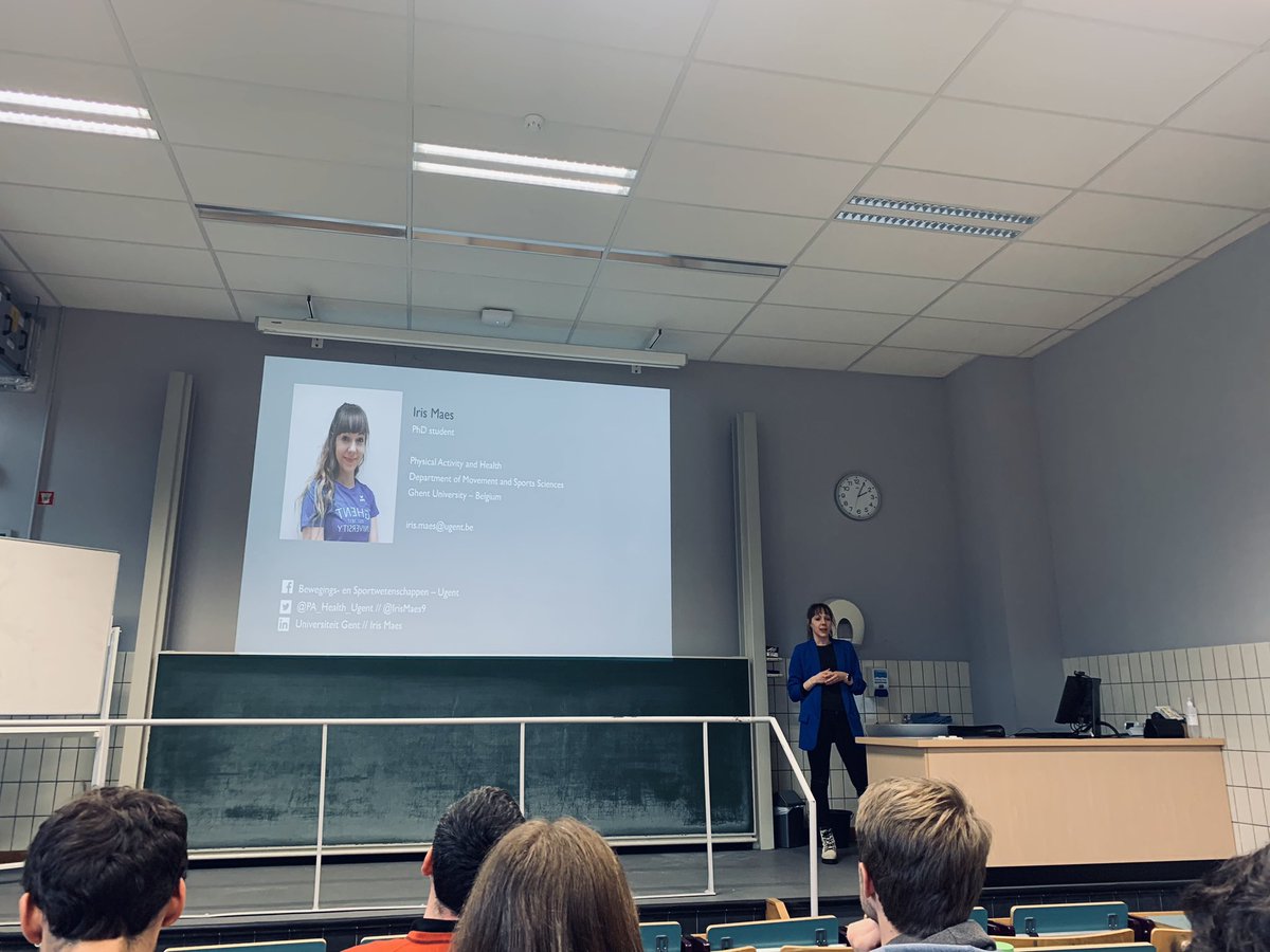 Proud of <a href="/IrisMaes9/">Iris Maes</a> kicking off the presentations at our <a href="/BSW_UGent/">BSW UGent</a> Scientific Stafternoon 👩🏻‍🏫 🎙️ 👏