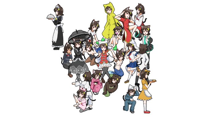 他に女の子に似合う服装とかあるかな～? 